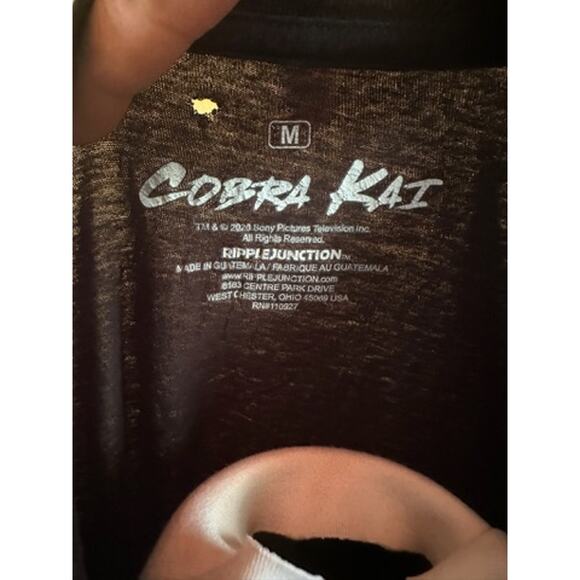 Vintage Cobra Kai TV SHOW T-Shirt *SZ M - Picture 5 of 5